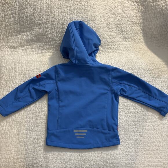Trollkids (Norway Brand) Kids/Youth Blue & Green Performance Jacket Size 3/4 - Picture 5 of 5